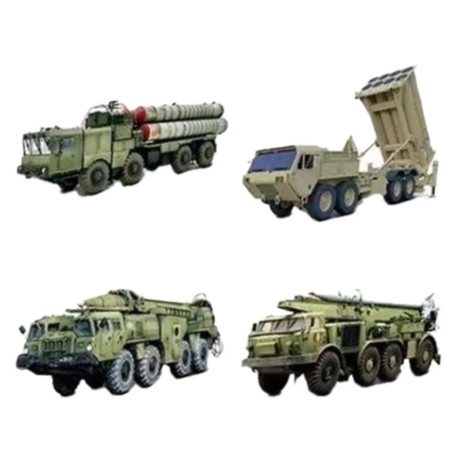 4Pcs Missile Vehicles Models 4D Puzzles Ornament Quick Assembly Children Decor Collectible Holiday Gifts DIY Handcrafts
4Pcs Missile Vehicles Models 4D Puzzles Ornament Quick Assembly Children Decor Collectible Holiday Gifts DIY Handcrafts