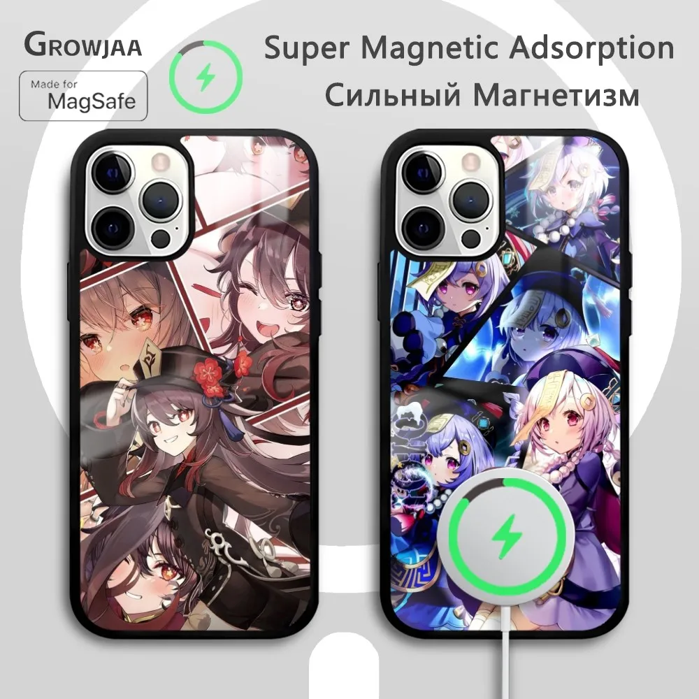 Genshin Impact Qiqi Hu Tao Phone Case For IPhone 16 15 14 13 12 11 Pro Max Plus Mini Magsafe Mirror Wireless Magnetic Funda
Genshin Impact Qiqi Hu Tao Phone Case For IPhone 16 15 14 13 12 11 Pro Max Plus Mini Magsafe Mirror Wireless Magnetic Funda