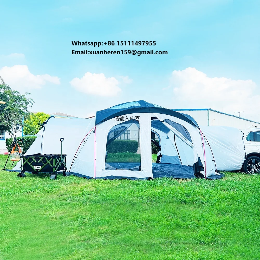 High Quality Large Tunnel Tent Factory-Produced Easy-to-Assemble Waterproof Great for Hiking Outdoor Camping Made Oxford Fabric
High Quality Large Tunnel Tent Factory-Produced Easy-to-Assemble Waterproof Great for Hiking Outdoor Camping Made Oxford Fabric