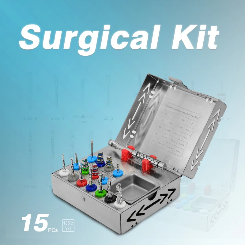 Комплект для расширения стоматологических костей, шестигранная длинная отвертка, короткая отвертка, хирургические сверла для зубных имплантатов, динамометрический ключ 
Комплект для расширения стоматологических костей, шестигранная длинная отвертка, короткая отвертка, хирургические сверла для зубных имплантатов, динамометрический ключ