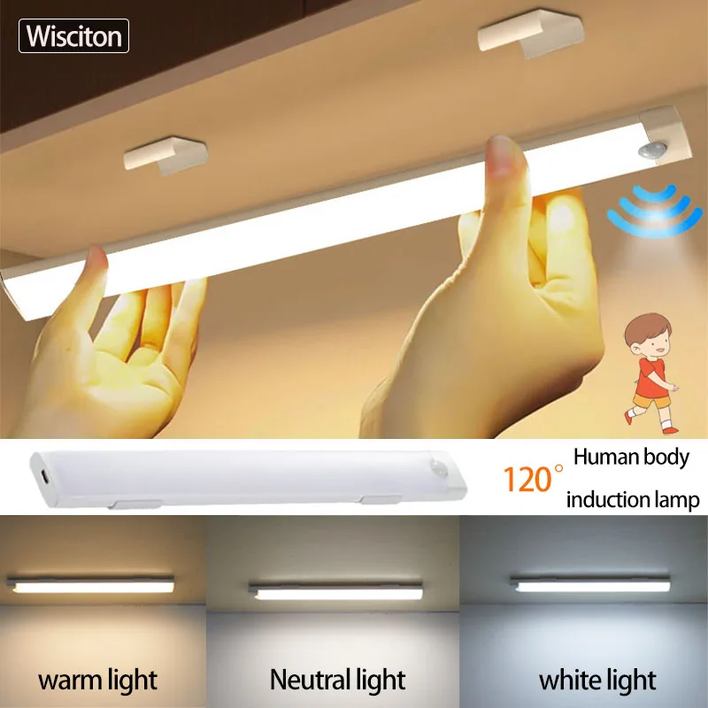 Motion Sensor Night Light USB Rechargeable Wireless Lamp Under Cabinet Led Lights for Kitchen Cabinet Bedroom Wardrobe Light
Motion Sensor Night Light USB Rechargeable Wireless Lamp Under Cabinet Led Lights for Kitchen Cabinet Bedroom Wardrobe Light