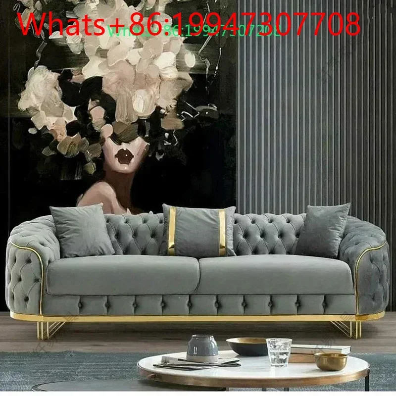 New American fabric sofa Italian minimalist designer living room straight row sofa velvet European buckle home sofa
New American fabric sofa Italian minimalist designer living room straight row sofa velvet European buckle home sofa