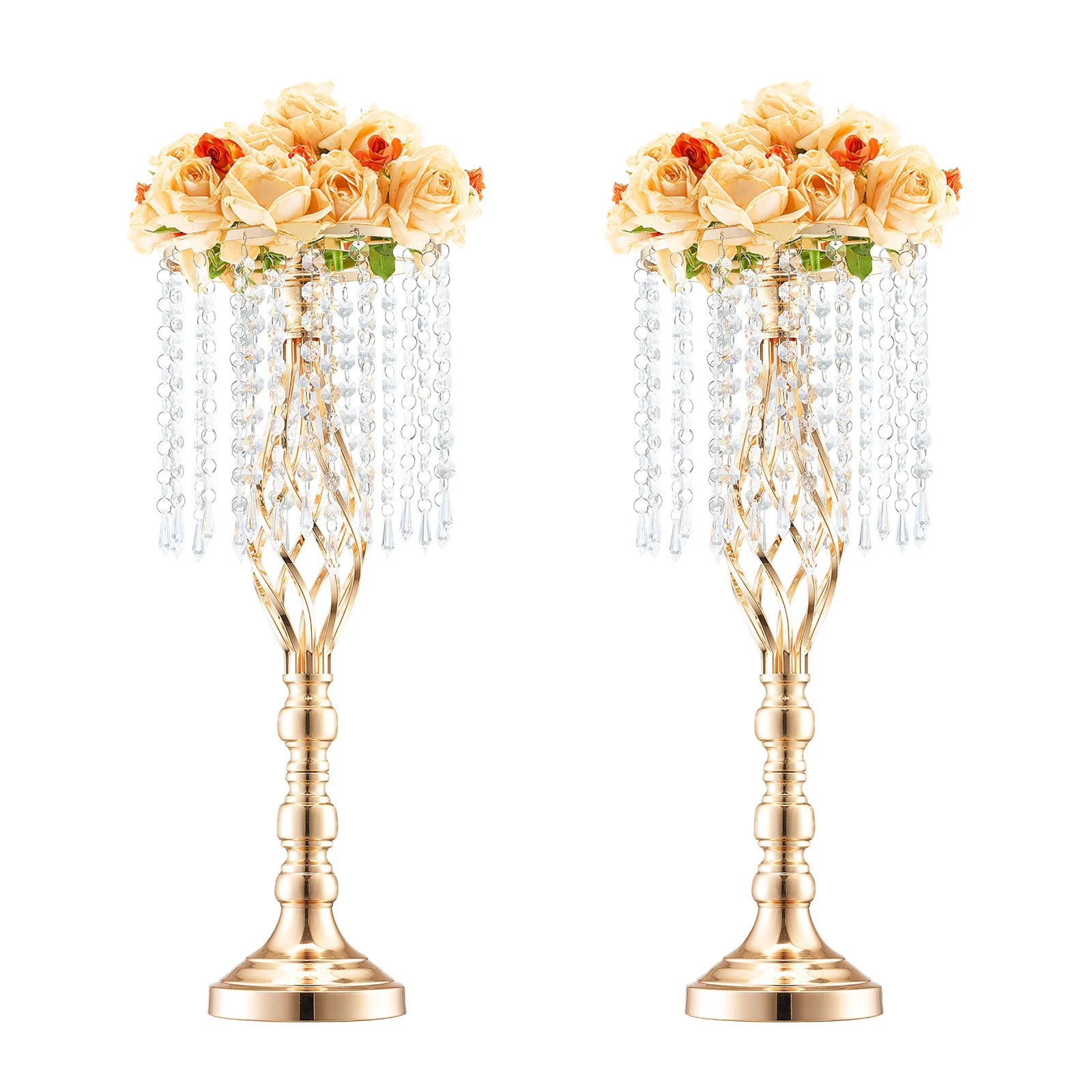 VEVOR 2PCS/ 10PCS/ 12PCS/ 20PCS 43cm/ 49cm/ 55cm/16.9”/ 19.3”/ 21.65” Tall Crystal Wedding Flower Stand Vase for Party Decor
VEVOR 2PCS/ 10PCS/ 12PCS/ 20PCS 43cm/ 49cm/ 55cm/16.9”/ 19.3”/ 21.65” Tall Crystal Wedding Flower Stand Vase for Party Decor