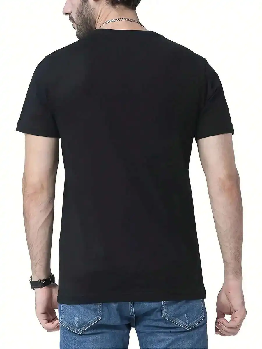 Mens Cotton Crew Neck T-Shirt With Cartoon Print, Lightweight Casual Short Sleeve Tee
Mens Cotton Crew Neck T-Shirt With Cartoon Print, Lightweight Casual Short Sleeve Tee