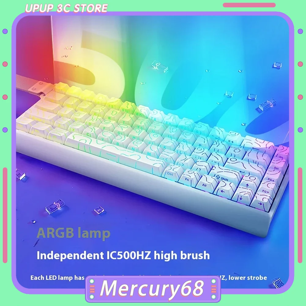 IROK Carotmas Mercury68 Wired Magnetic Switch Keyboard 8000Hz RT0.004mm Mechanical Keyboard Low Delay Gaming Keyboard Gamer Gift
IROK Carotmas Mercury68 Wired Magnetic Switch Keyboard 8000Hz RT0.004mm Mechanical Keyboard Low Delay Gaming Keyboard Gamer Gift