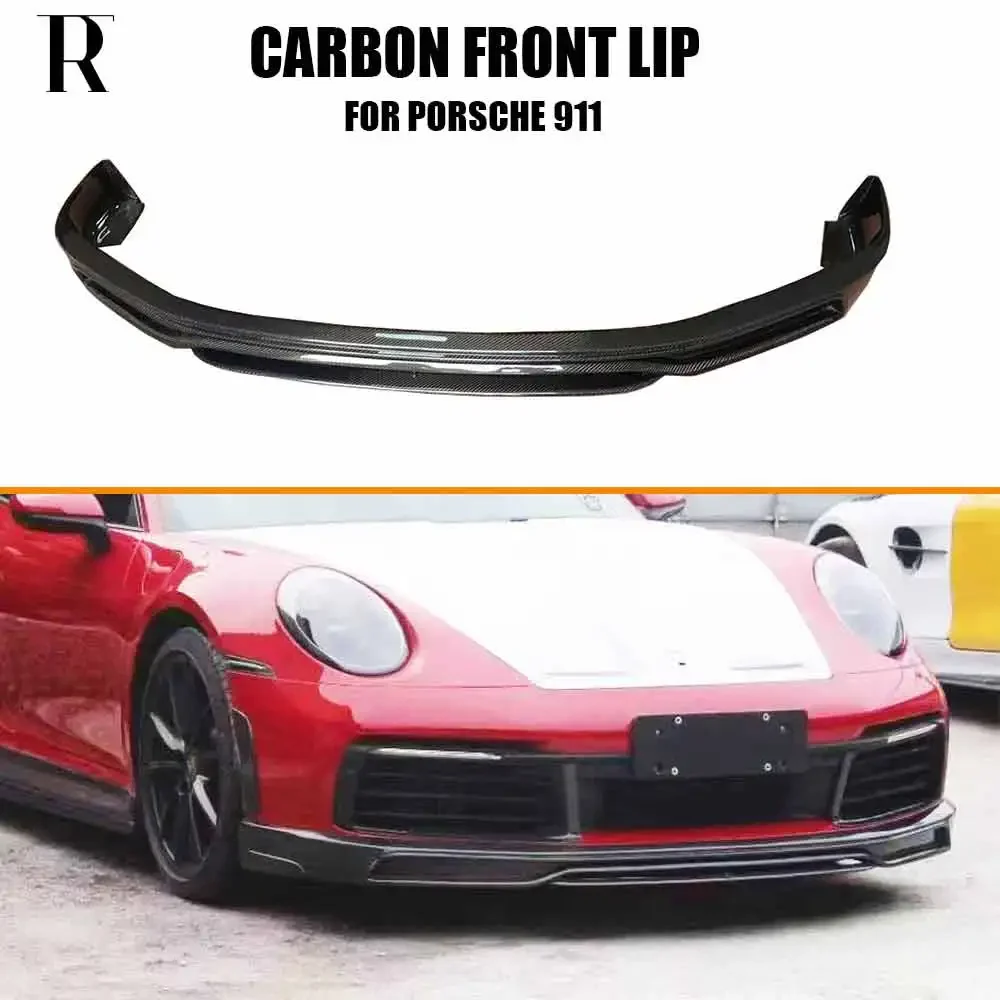 T Style Carbon Fiber Front Bumper Chin Lip Splitter for Porsche 992.1 911 2019 -23
T Style Carbon Fiber Front Bumper Chin Lip Splitter for Porsche 992.1 911 2019 -23