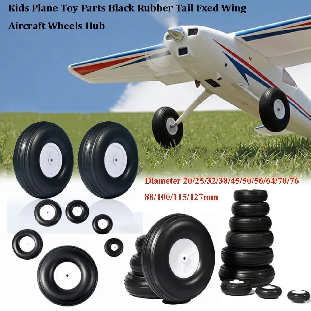 Black Kids Plane Toy Parts Rubber 0.75" - 5" Inch Model Aircraft Landing Gear Wheels Toys Plane Accessory
Black Kids Plane Toy Parts Rubber 0.75" - 5" Inch Model Aircraft Landing Gear Wheels Toys Plane Accessory