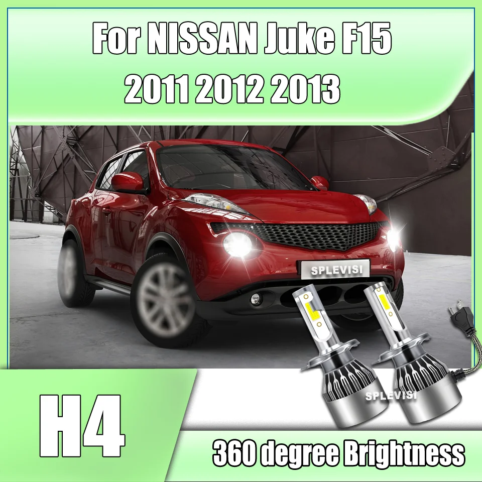 2Pcs High Bright LED Headlight H4 COB Chip Lamp 6000K White Aluminum Plug & Play For NISSAN Juke F15 2011 2012 2013
2Pcs High Bright LED Headlight H4 COB Chip Lamp 6000K White Aluminum Plug & Play For NISSAN Juke F15 2011 2012 2013