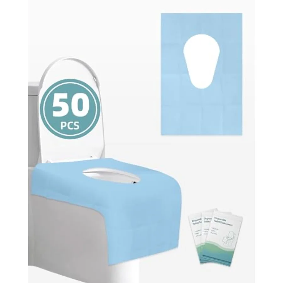 50 Pack Disposable Toilet Seat Covers 16x24 Inch Extra Large Individually Wrapped Toilet Seat Shields Travel Accessories for Ad
50 Pack Disposable Toilet Seat Covers 16x24 Inch Extra Large Individually Wrapped Toilet Seat Shields Travel Accessories for Ad