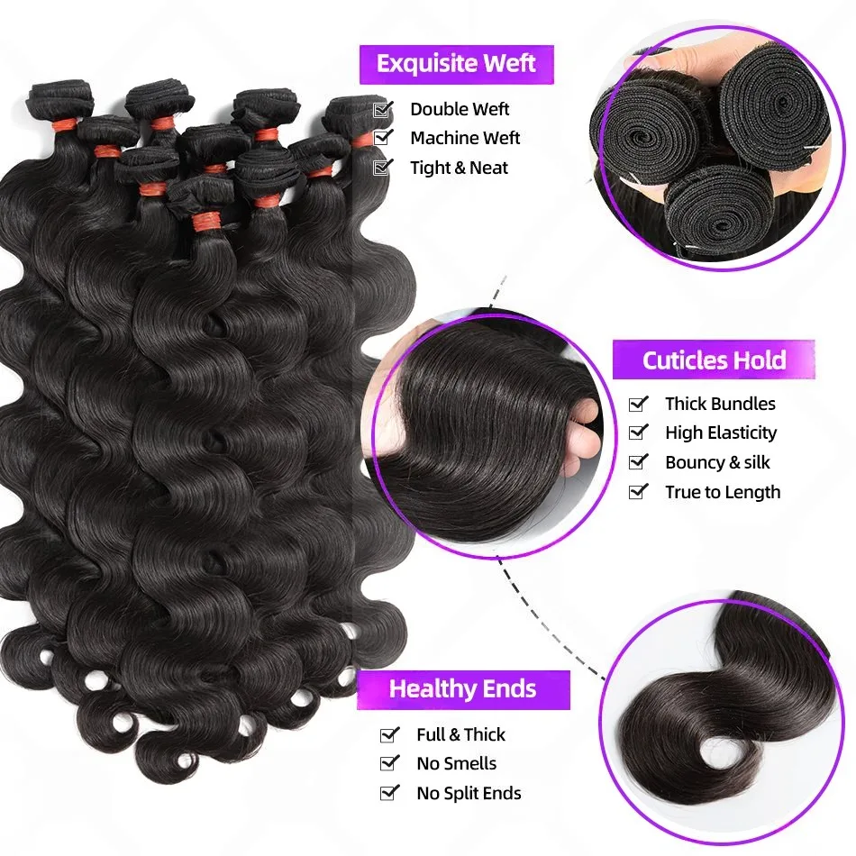 28 30 32 Inch Body Wave 1 3 4 Bundles Malaysia Remy Unprocessed Raw Virgin Human Hair Wavy Double Bundles Weave Extensions
28 30 32 Inch Body Wave 1 3 4 Bundles Malaysia Remy Unprocessed Raw Virgin Human Hair Wavy Double Bundles Weave Extensions