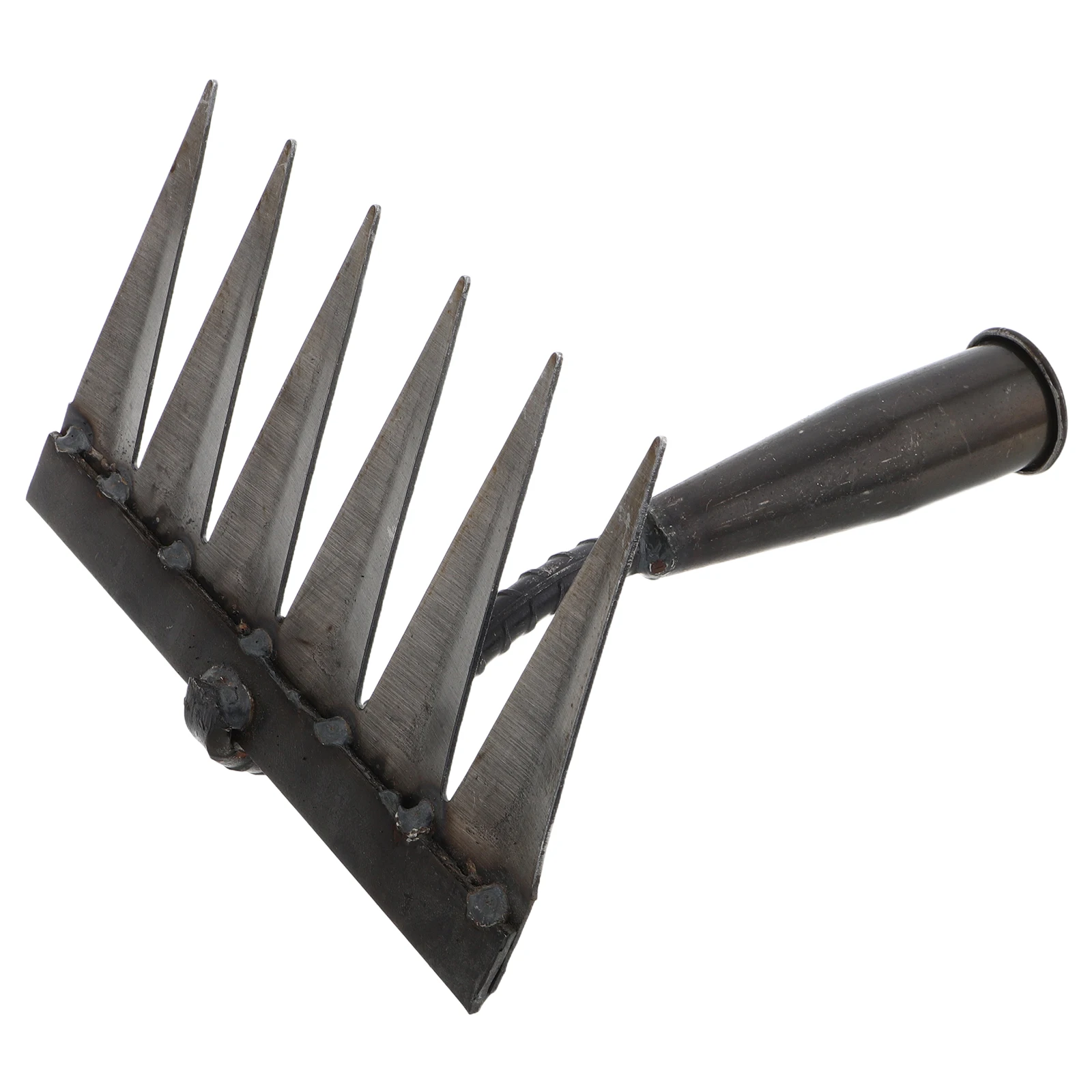 6-Tooth Heavy Duty Garden Rake Carbon Steel Soil Loosening Lawn Leveling Cultivating Farming Tool Small Garden Rake
6-Tooth Heavy Duty Garden Rake Carbon Steel Soil Loosening Lawn Leveling Cultivating Farming Tool Small Garden Rake