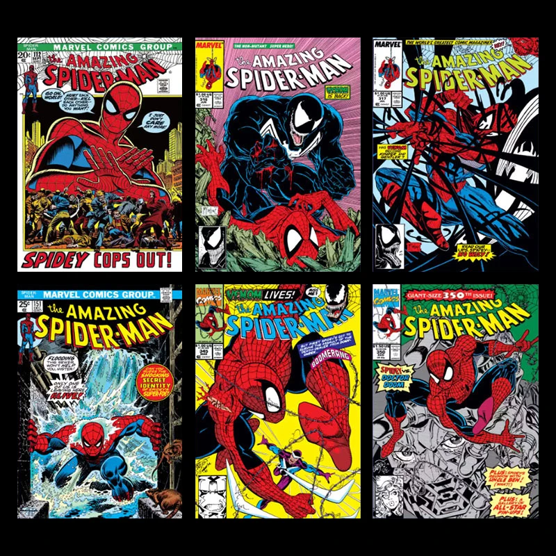 Cartoon Spider-Man Poster Anime Marvel American Retro Style Waterproof Wall Art Movie Posters for Living Bedroom Room Decor Gift
Cartoon Spider-Man Poster Anime Marvel American Retro Style Waterproof Wall Art Movie Posters for Living Bedroom Room Decor Gift