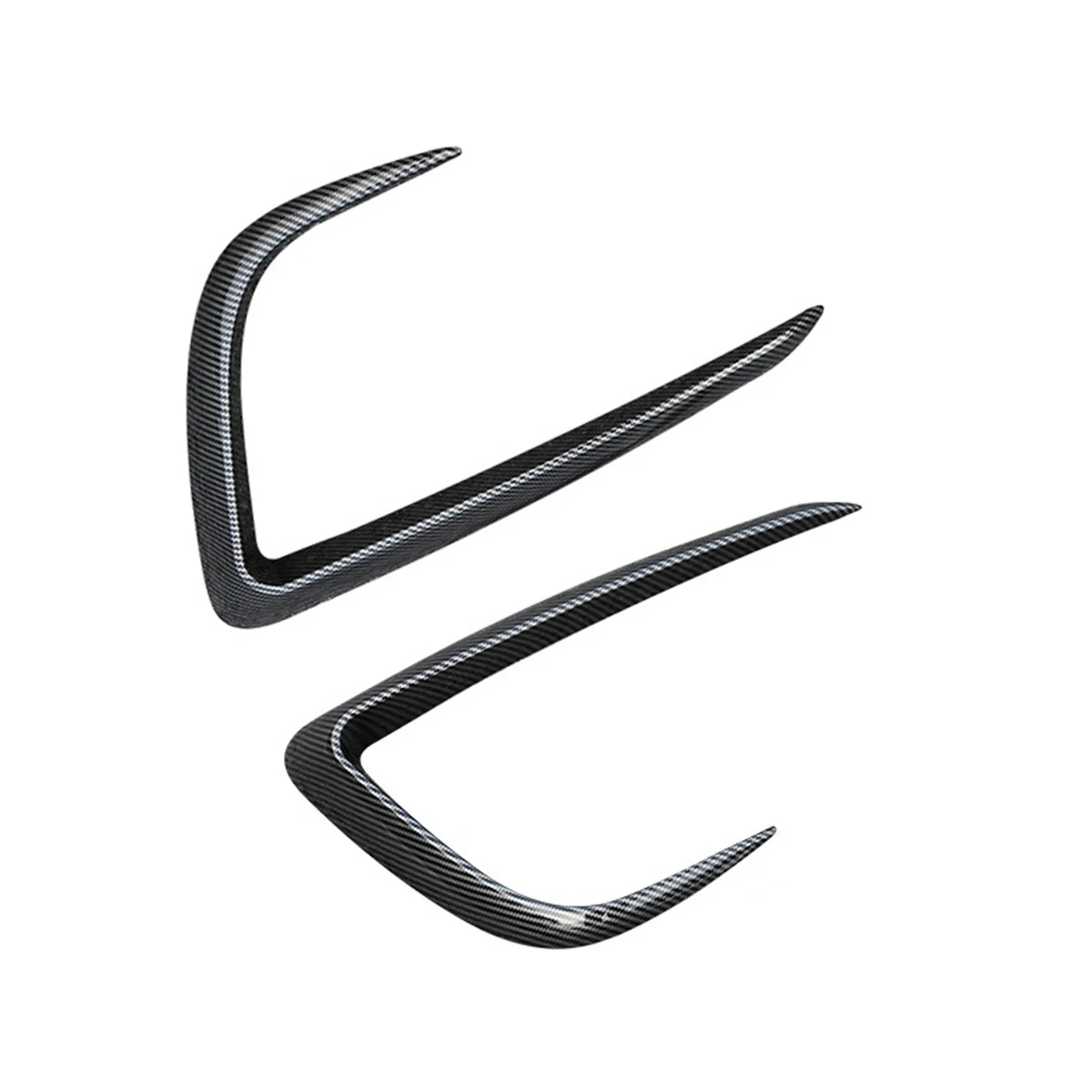 For Model 3 Model Y Front Fog Light Cover Spoiler Wind Knife Surround Deflector Accessories Carbon Fiber Pattern
For Model 3 Model Y Front Fog Light Cover Spoiler Wind Knife Surround Deflector Accessories Carbon Fiber Pattern