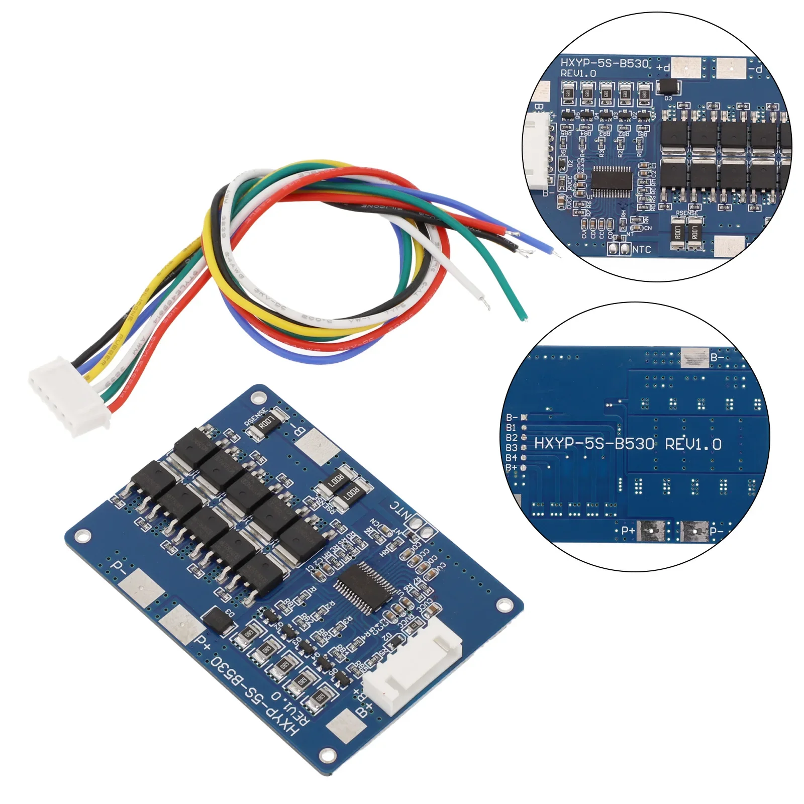 HXYP-5S-B530 Battery Charging Protection PCB Board With Cable Lithium Battery Pack Power Tools Module Electric Tools
HXYP-5S-B530 Battery Charging Protection PCB Board With Cable Lithium Battery Pack Power Tools Module Electric Tools