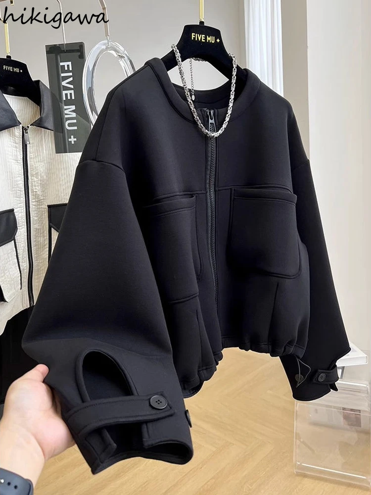 Oversized Coats Winter Clothes Women O-neck Pockets Casual Chic Outwear Y2k Tops Drawstring Zipper Crop Jackets 2025 Ropa Mujer
Oversized Coats Winter Clothes Women O-neck Pockets Casual Chic Outwear Y2k Tops Drawstring Zipper Crop Jackets 2025 Ropa Mujer