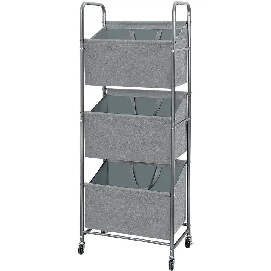 3Tier Vertical Rolling Laundry Hamper with Removable Bags, 120L Stackable Laundry Sorter Basket, Clothes Hamper with Wheels for
3Tier Vertical Rolling Laundry Hamper with Removable Bags, 120L Stackable Laundry Sorter Basket, Clothes Hamper with Wheels for