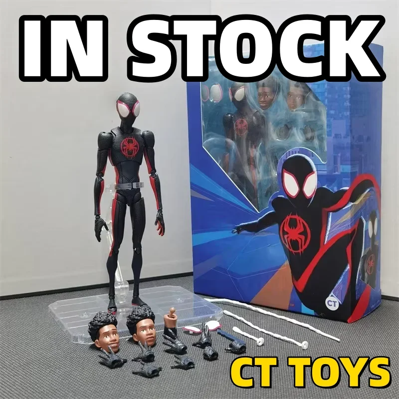 Hot New CT toys Miles Morales Spider-Man Across The Spider-Verse Action Figure Full Articulated with Extra Heads & Web Accessor
Hot New CT toys Miles Morales Spider-Man Across The Spider-Verse Action Figure Full Articulated with Extra Heads & Web Accessor