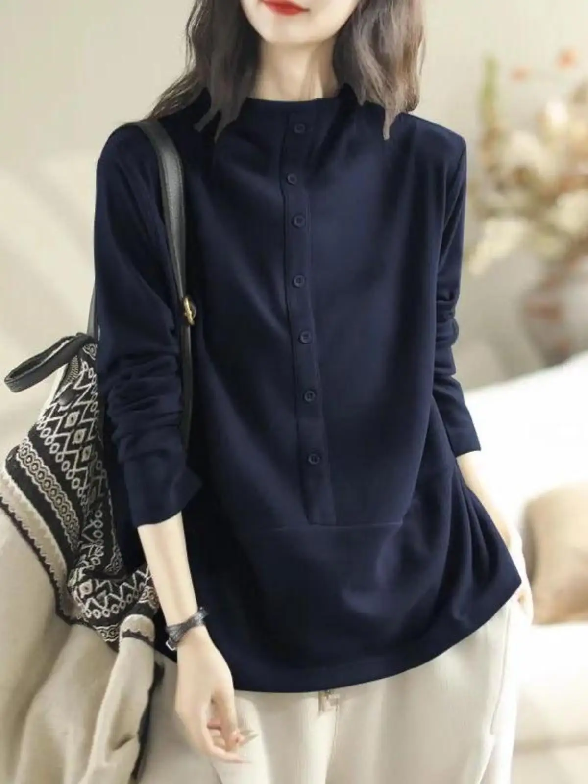 Thickened Long Sleeve Cotton Base Shirt Men's 2024 New Autumn Winter Half High Collar Non-Parka Style Commute Simple Style
Thickened Long Sleeve Cotton Base Shirt Men's 2024 New Autumn Winter Half High Collar Non-Parka Style Commute Simple Style