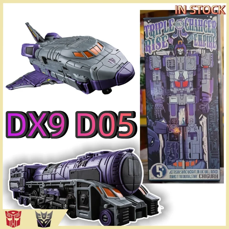 【IN STOCK】 Transformed Toys Original Product Third-party DX9 Toys D05 Triple Changer Astrotrain, Plane & Train, MP Scale
【IN STOCK】 Transformed Toys Original Product Third-party DX9 Toys D05 Triple Changer Astrotrain, Plane & Train, MP Scale