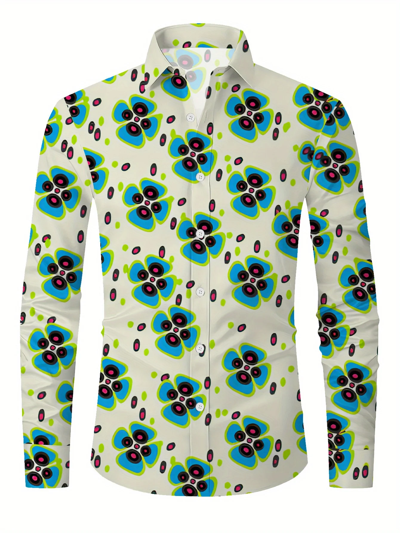 Men'S Stylish Dopamine Splicing Patterned Shirt - Long Sleeve, Button-Up, Lapel Collar, Regular Fit,
Men'S Stylish Dopamine Splicing Patterned Shirt - Long Sleeve, Button-Up, Lapel Collar, Regular Fit,