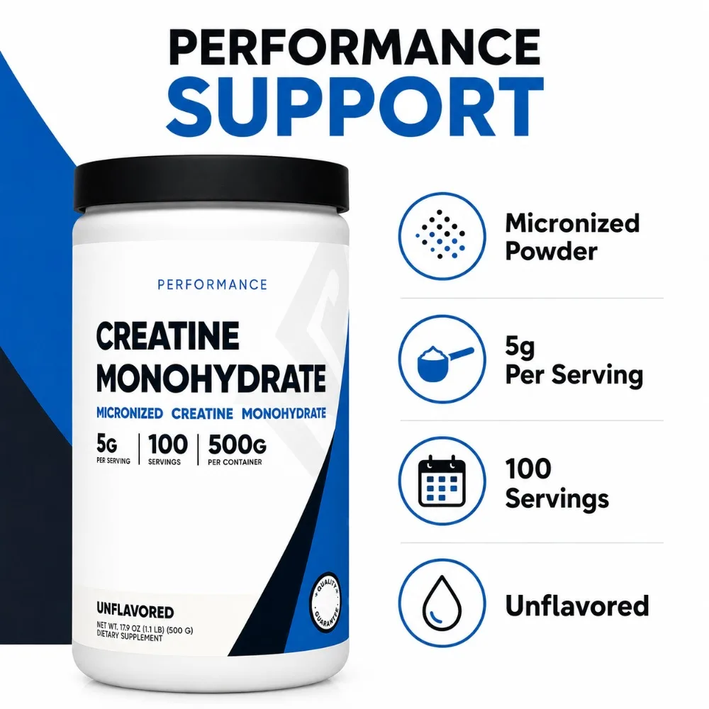 Creatine Monohydrate Micronized Powder 500G – 5000mg per Serving, 5g, 100 Servings – Muscle Growth & Workout Support
Creatine Monohydrate Micronized Powder 500G – 5000mg per Serving, 5g, 100 Servings – Muscle Growth & Workout Support