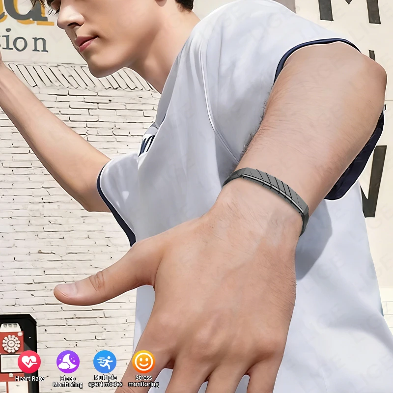 New Men Smart Bracelet No Screen Smartwatch Fashion Women Sport Mode Fitness Tracker Heart Rate Health Monitoring IP68Waterproof
New Men Smart Bracelet No Screen Smartwatch Fashion Women Sport Mode Fitness Tracker Heart Rate Health Monitoring IP68Waterproof