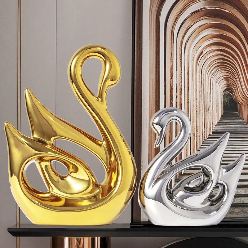European Swan Fish Deer Ceramic Accessories Home Livingroom Desktop Figurines Crafts Office Store Table Furnishing Decoration
European Swan Fish Deer Ceramic Accessories Home Livingroom Desktop Figurines Crafts Office Store Table Furnishing Decoration