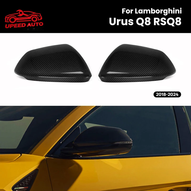 Suitable for Real Dry Carbon Fiber Exterior Side Door Rearview Covers Mirror Caps Lamborghini Urus Q8 RSQ8 2018-2024
Suitable for Real Dry Carbon Fiber Exterior Side Door Rearview Covers Mirror Caps Lamborghini Urus Q8 RSQ8 2018-2024