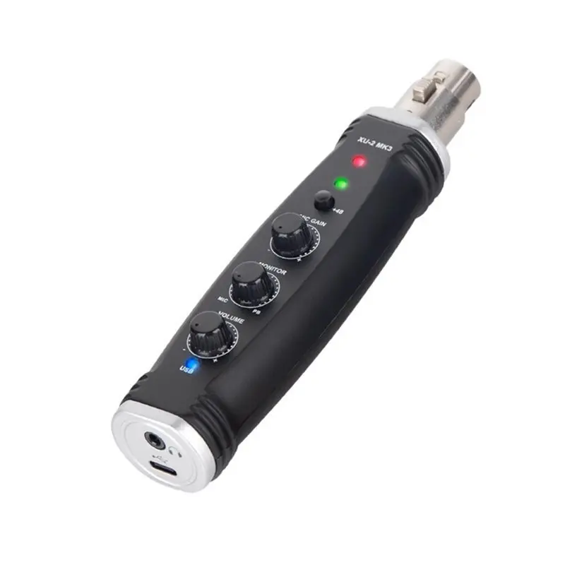 XU-2 MK3 USB Microphone Pre-Amp XLR To USB Converter With 24-Bit A/D Conversion Module
XU-2 MK3 USB Microphone Pre-Amp XLR To USB Converter With 24-Bit A/D Conversion Module