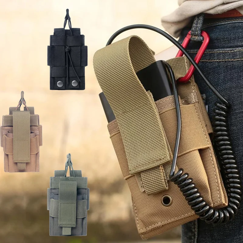 Tactical Accessories MOLLE Tactical Radio Pouch for Walkie Talkies and Phones Versatile Waist Bag for Outdoor Activities
Tactical Accessories MOLLE Tactical Radio Pouch for Walkie Talkies and Phones Versatile Waist Bag for Outdoor Activities