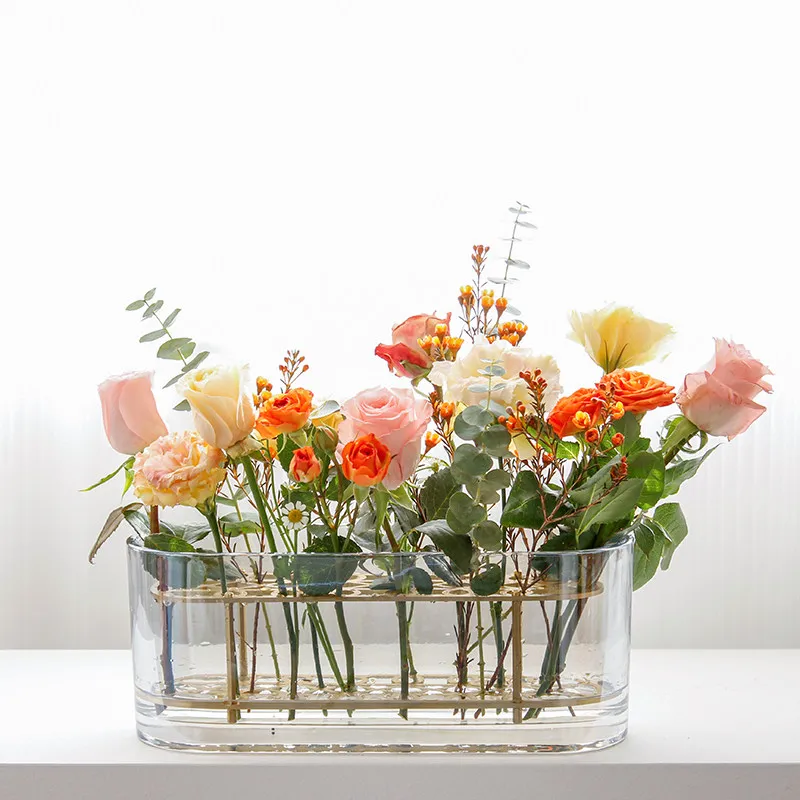 French brass glass vase ornament living room dining table hydroponic plant flower arrangement table for home home
French brass glass vase ornament living room dining table hydroponic plant flower arrangement table for home home