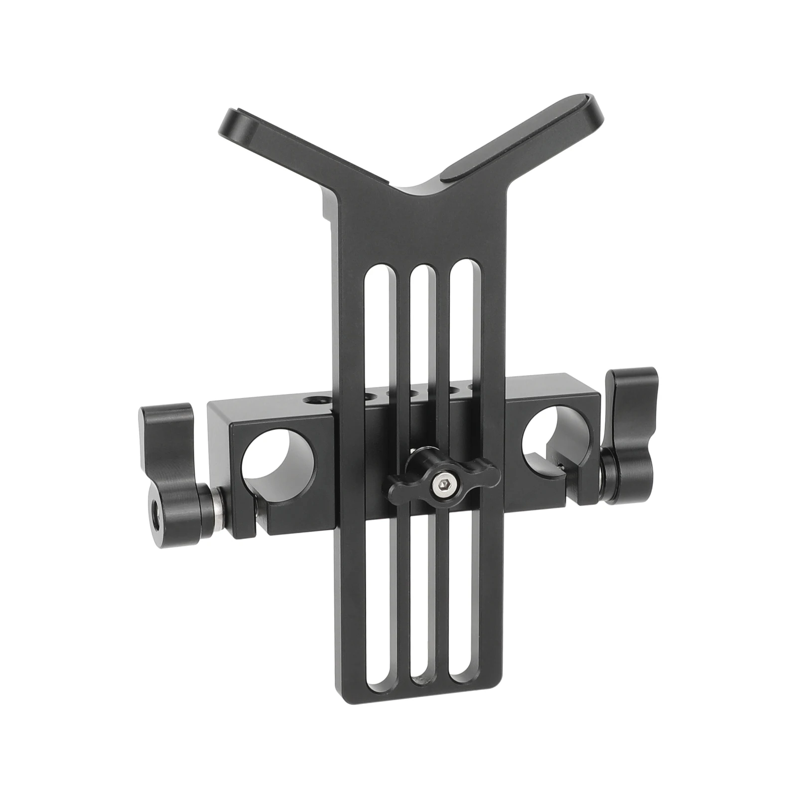 15mm LWS Lens Support with 15mm Rod Clamp, Y-Shaped Lens Support for Camera Shoulder Rig, with 84mm Adjustment
15mm LWS Lens Support with 15mm Rod Clamp, Y-Shaped Lens Support for Camera Shoulder Rig, with 84mm Adjustment