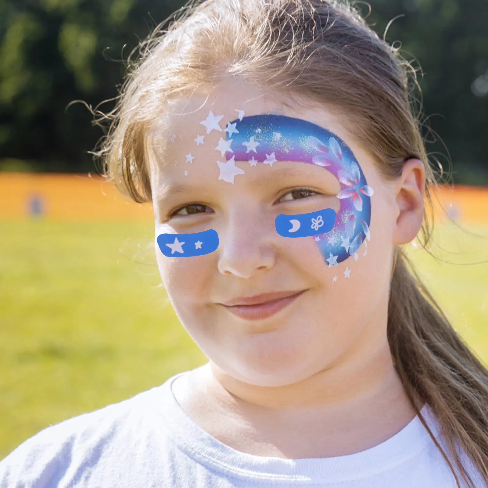 50 Sheets Portable Eye Strip Stickers Writable Erasable Face Stickers Sports Fan Cheering Accessories Compact Multipurpose
50 Sheets Portable Eye Strip Stickers Writable Erasable Face Stickers Sports Fan Cheering Accessories Compact Multipurpose