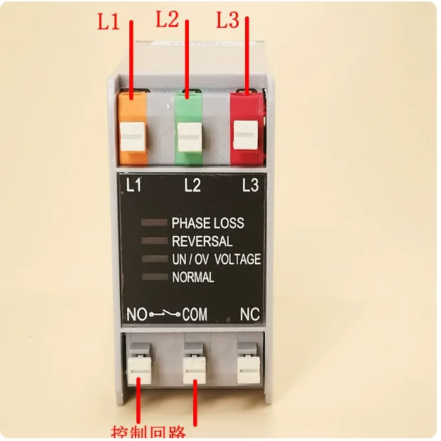 Phase Sequence Relay TVR-3815, TVR2000-1 / GOLDAiR 3-Phase Power Protector, Over/Under Voltage Monitor
Phase Sequence Relay TVR-3815, TVR2000-1 / GOLDAiR 3-Phase Power Protector, Over/Under Voltage Monitor