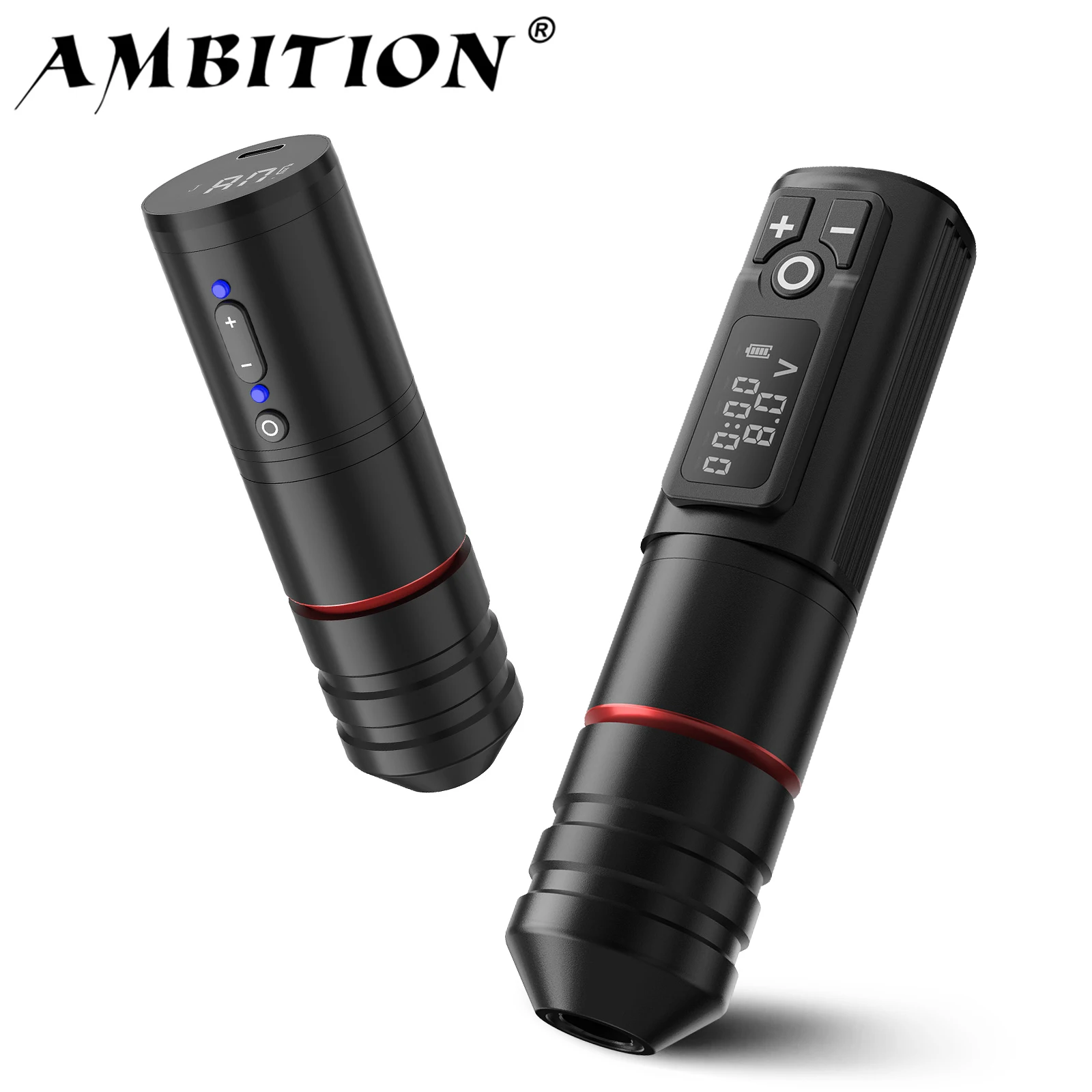 Ambition Ninja Pro 4.0mm Stroke Wireless Tattoo Machine Portable Battery Rotary Pen Capacity 2400mAh Strong Coreless Motor Pens
Ambition Ninja Pro 4.0mm Stroke Wireless Tattoo Machine Portable Battery Rotary Pen Capacity 2400mAh Strong Coreless Motor Pens
