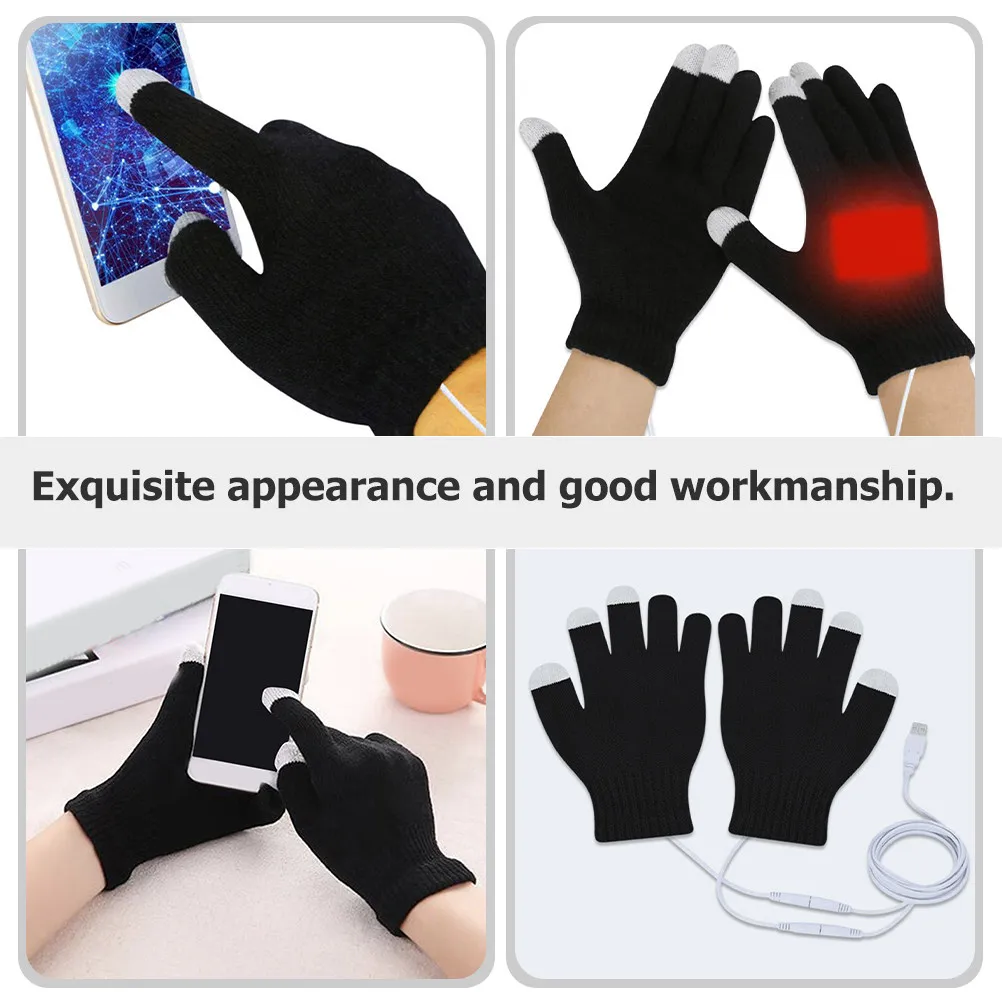 1Pair USB Heating Gloves Knitted Touchscreen Warm Gloves for Winter Outdoor Riding Skiing Thermal Mitts Windproof Hand Warmers
1Pair USB Heating Gloves Knitted Touchscreen Warm Gloves for Winter Outdoor Riding Skiing Thermal Mitts Windproof Hand Warmers