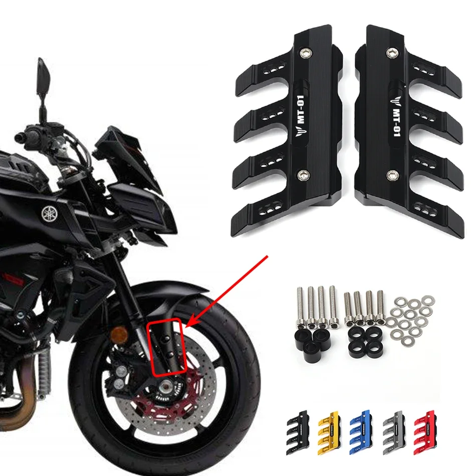 With Logo For Yanmaha MT01 MT-01 Motorcycle Mudguard Front Fork Protector Guard Block Front Fender Anti-fall Slider Accessories
With Logo For Yanmaha MT01 MT-01 Motorcycle Mudguard Front Fork Protector Guard Block Front Fender Anti-fall Slider Accessories