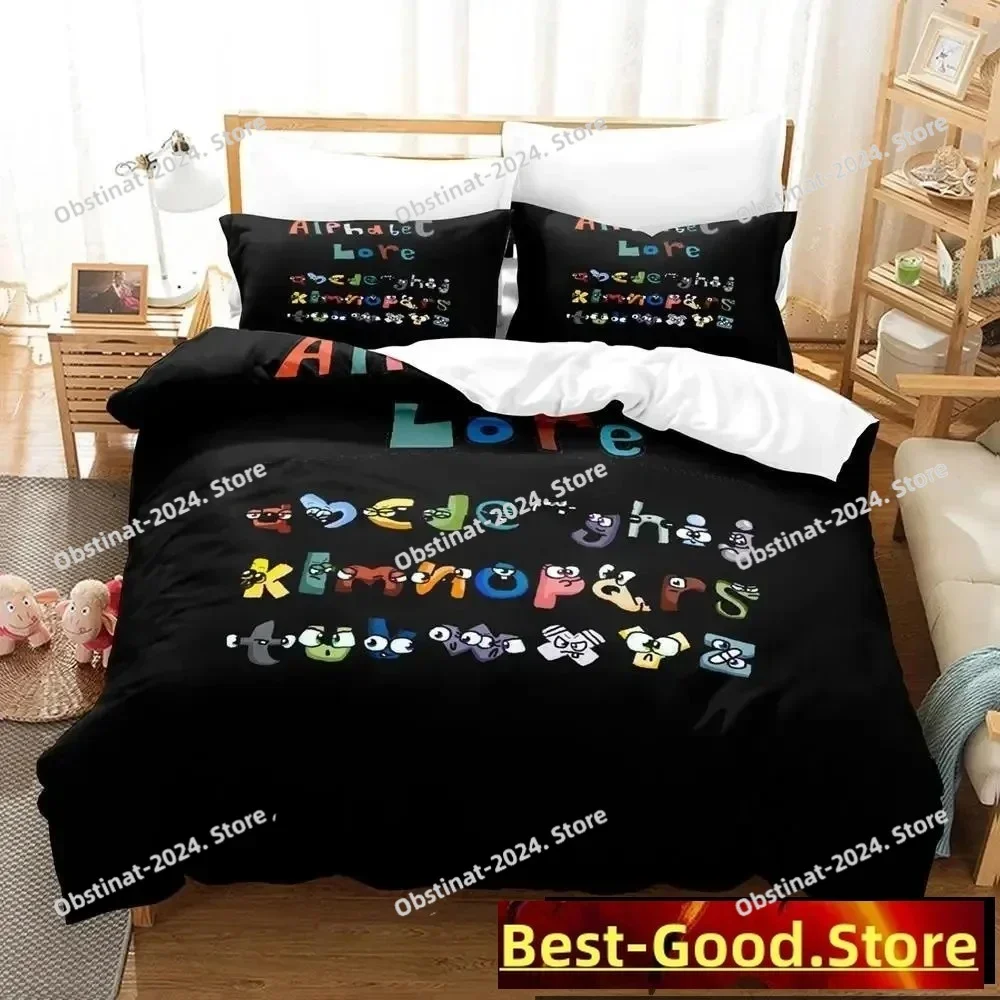 3D Cartoon Alphabet Lore A-Z Bedding Set Printed single Comforter Quilt Bed Duvet Cover Pillow Case 3 Pieces Set Kids Adult Size
3D Cartoon Alphabet Lore A-Z Bedding Set Printed single Comforter Quilt Bed Duvet Cover Pillow Case 3 Pieces Set Kids Adult Size