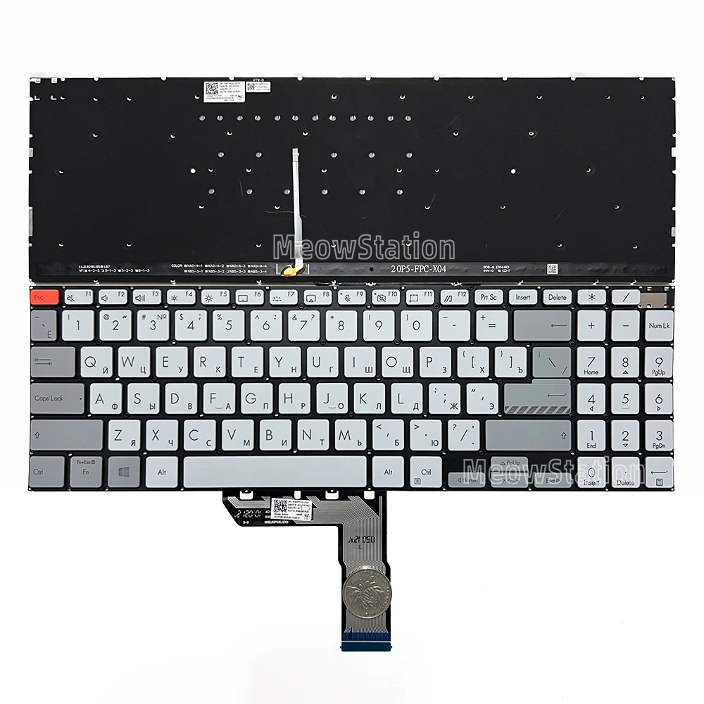 New Russian backlit keyboard for ASUS Vivobook M7600Q M7600QE M7600QA M7600RE,X7600 X7600PC,N7600 N7600Z N7600PC
New Russian backlit keyboard for ASUS Vivobook M7600Q M7600QE M7600QA M7600RE,X7600 X7600PC,N7600 N7600Z N7600PC