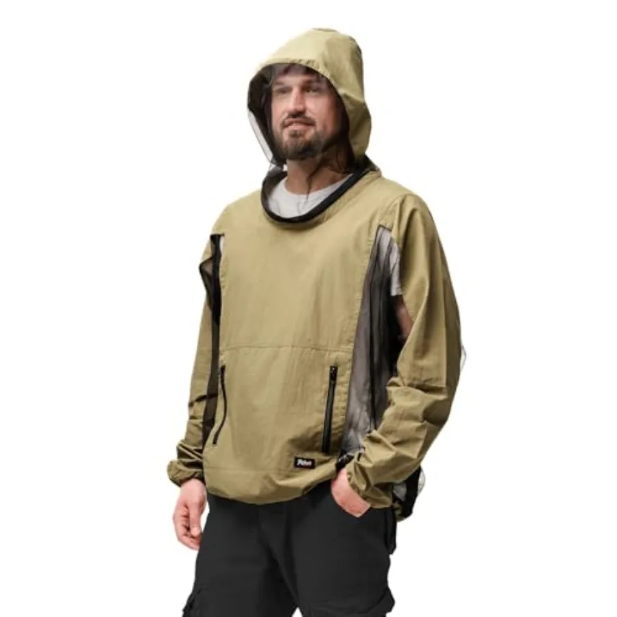 Mosquito Jacket Durable Bug-Proof Jacket with Adjustable Hood and Pocket Summer Mosquito Suit Outdoor Proof Clothing
Mosquito Jacket Durable Bug-Proof Jacket with Adjustable Hood and Pocket Summer Mosquito Suit Outdoor Proof Clothing