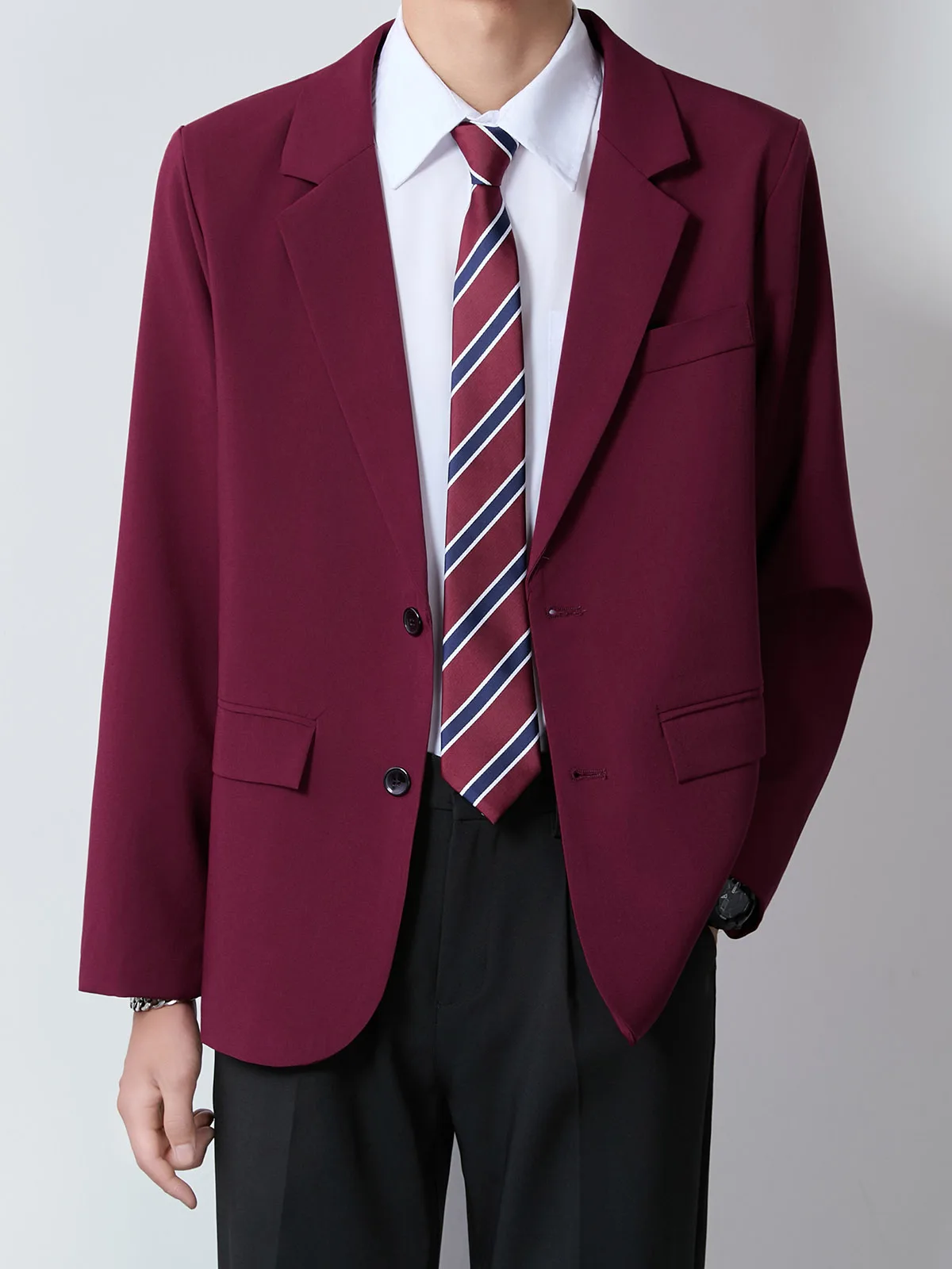 Red Casual Business Style Men's Suit Jacket Anti-Wrinkle Drapey Formal Top High Fashion -Western Clothes Lightweight
Red Casual Business Style Men's Suit Jacket Anti-Wrinkle Drapey Formal Top High Fashion -Western Clothes Lightweight