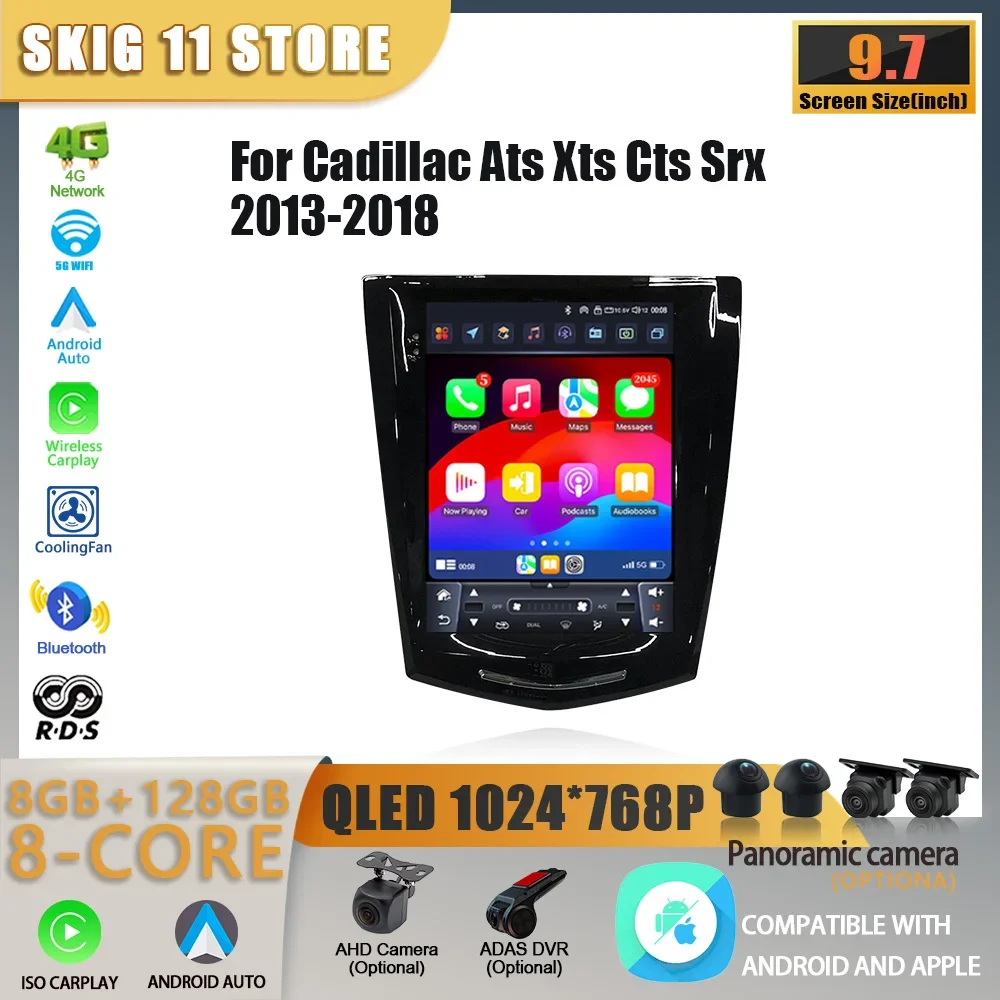 9.7inch Android 14 For Cadillac Ats Xts Cts Srx 2013-2018 Car Radio Multimedia Navigation 4G GPS Wireless Carplay Screen Stereo
9.7inch Android 14 For Cadillac Ats Xts Cts Srx 2013-2018 Car Radio Multimedia Navigation 4G GPS Wireless Carplay Screen Stereo