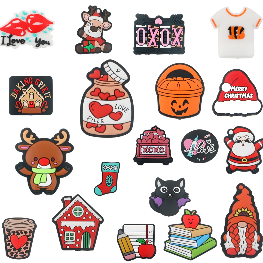 New Silicone Mini Cartoon Focal Beads Santa Claus Animal Beads Food Grade DIY Bracelet Jewelry Pacifier Chain Accessories
New Silicone Mini Cartoon Focal Beads Santa Claus Animal Beads Food Grade DIY Bracelet Jewelry Pacifier Chain Accessories