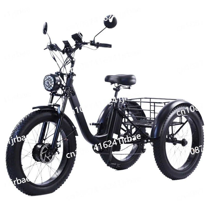 Pedal-assisted electric tricycle rough tire snow lithium battery tricycle
Pedal-assisted electric tricycle rough tire snow lithium battery tricycle