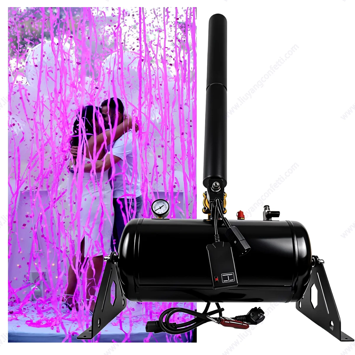 TNT Gender Reveal Boy or Girl Baby Shower Electric Spray Confetti Powder Cannon Machine Wedding Party Event Smoke Holi Game Show
TNT Gender Reveal Boy or Girl Baby Shower Electric Spray Confetti Powder Cannon Machine Wedding Party Event Smoke Holi Game Show
