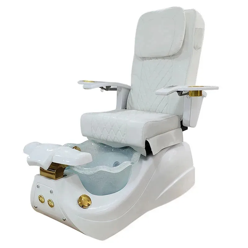 Modern Luxury Electric Massage Pedicure Chair - White with Sink for Nail Salon, Foot Spa & Manicure
Modern Luxury Electric Massage Pedicure Chair - White with Sink for Nail Salon, Foot Spa & Manicure