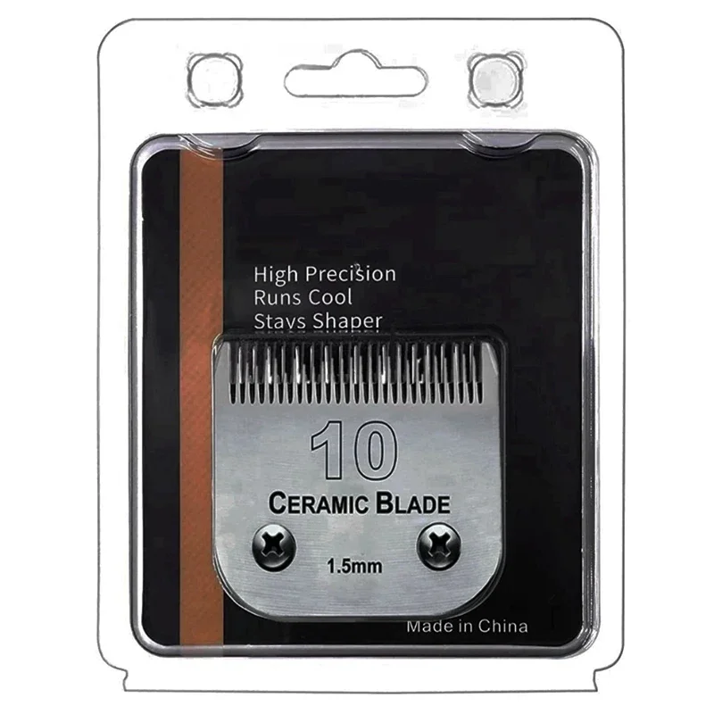 # 10 керамических съемных лезвий для стрижки собак, совместимых с машинами для стрижки Andis, Oster A5, Wahl KM серий, 1,5 мм
# 10 керамических съемных лезвий для стрижки собак, совместимых с машинами для стрижки Andis, Oster A5, Wahl KM серий, 1,5 мм