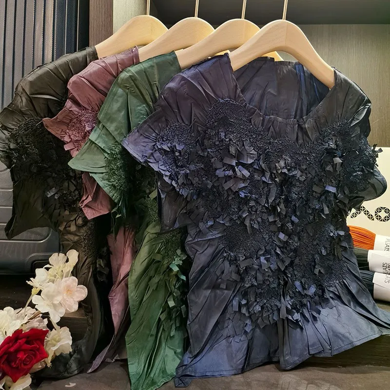 Faionable Женская футболка приталенного кроя плиссированная ручной работы ort Sve Elastic Casual Top Sli Versatile Commute Sle Polyest...
Faionable Женская футболка приталенного кроя плиссированная ручной работы ort Sve Elastic Casual Top Sli Versatile Commute Sle Polyest...