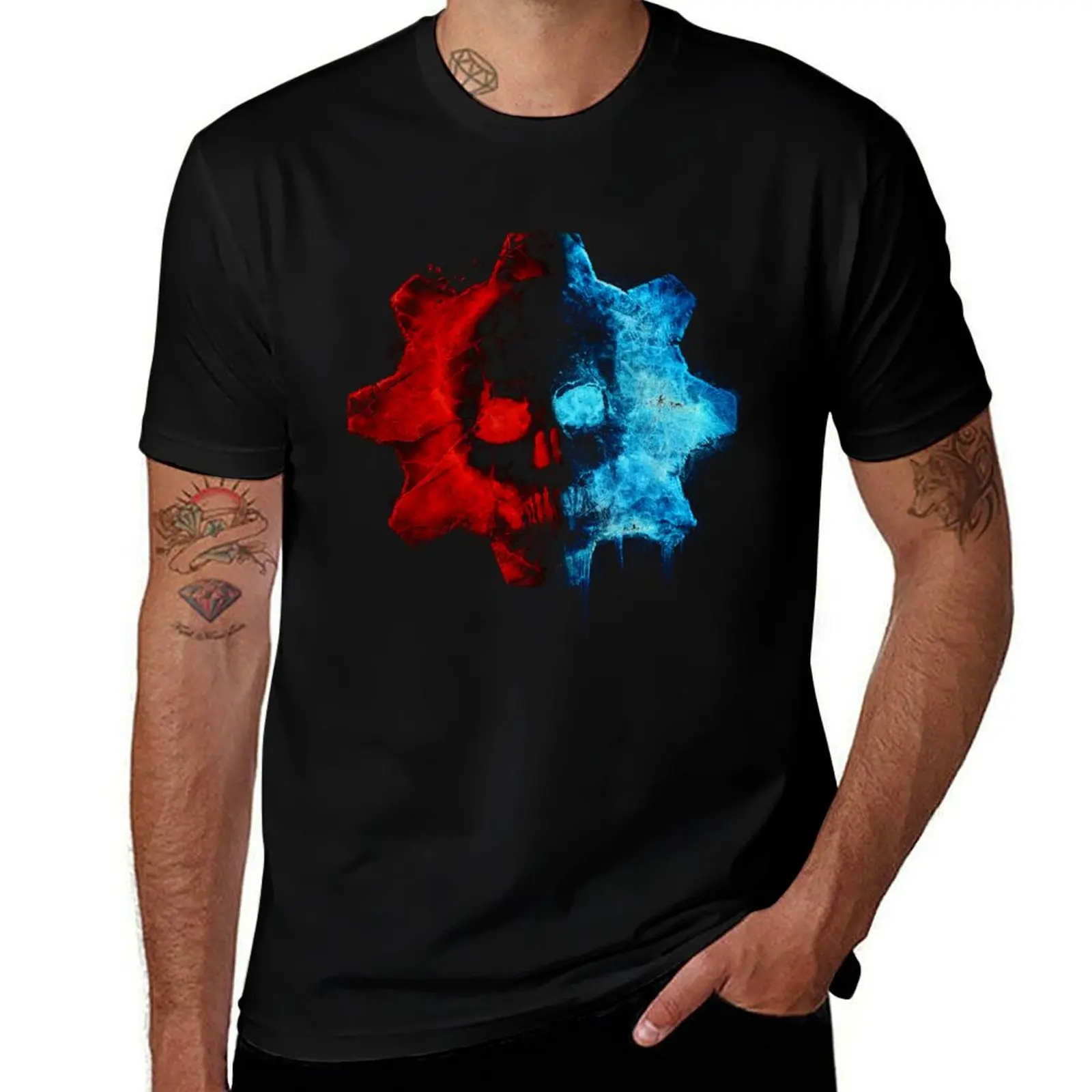 Fire and Ice Omen Gears T-Shirt Basic Crew Neck Short Sleeve Top
Fire and Ice Omen Gears T-Shirt Basic Crew Neck Short Sleeve Top