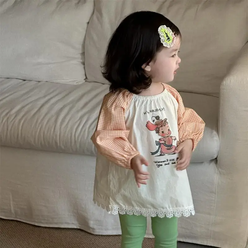 2025 Spring New Baby Girl Long Sleeve Dress Cotton Toddler Girls Cartoon Print Plaid Dress Infant Loose Casual Dress 0-24M
2025 Spring New Baby Girl Long Sleeve Dress Cotton Toddler Girls Cartoon Print Plaid Dress Infant Loose Casual Dress 0-24M